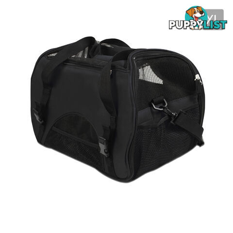 XLarge Pet Carrier Dog Cat Rabbit Soft Kennel Travel Crate Carring Bag Black