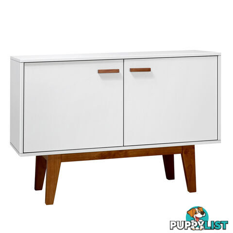 2 Doors Sideboard Buffet Cabinet / Cupboard Matt White