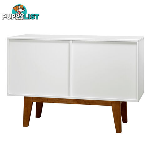 2 Doors Sideboard Buffet Cabinet / Cupboard Matt White