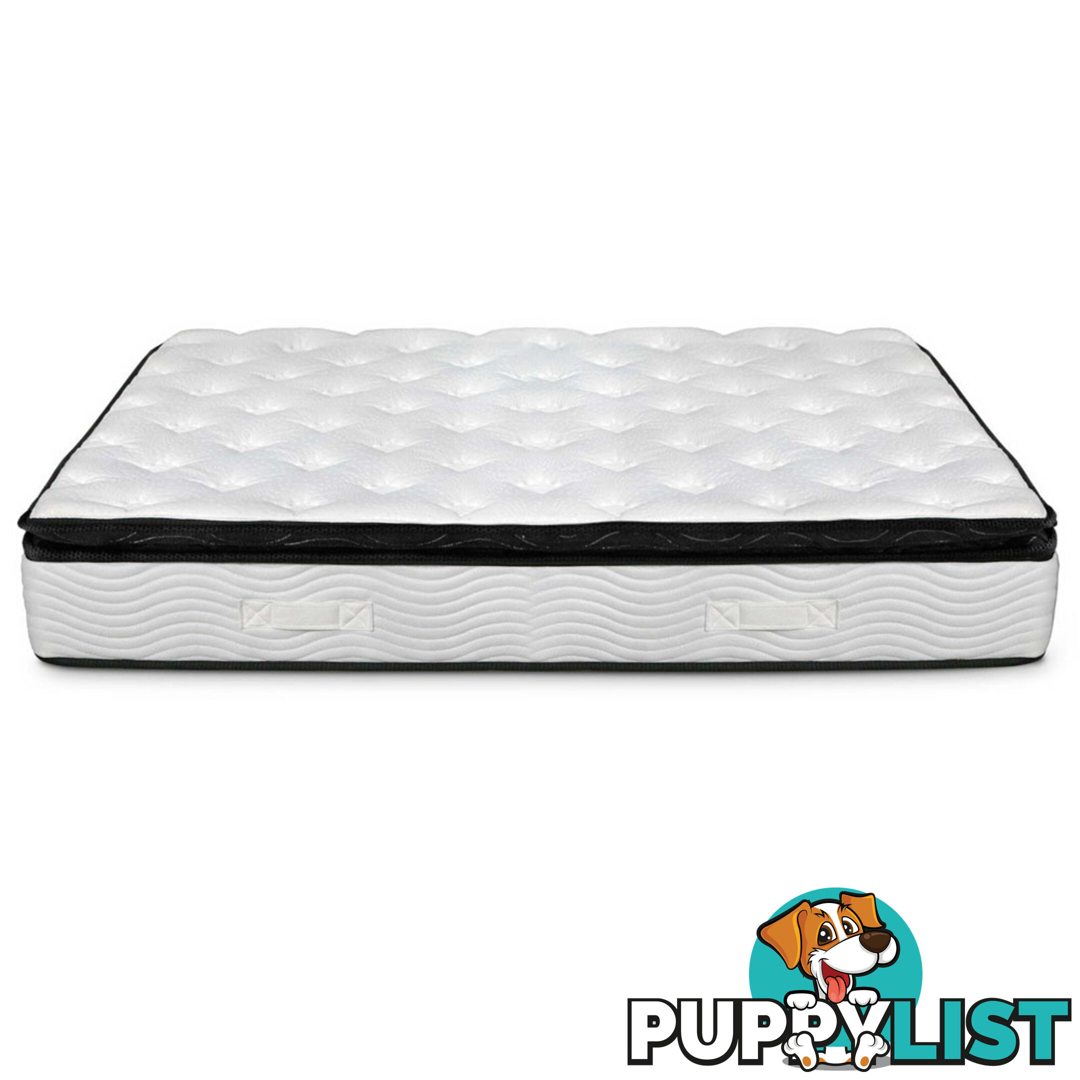 Luxury Mattress 28cm Natural Latex Pillow Top 5 Zone Pocket Spring Bed Single