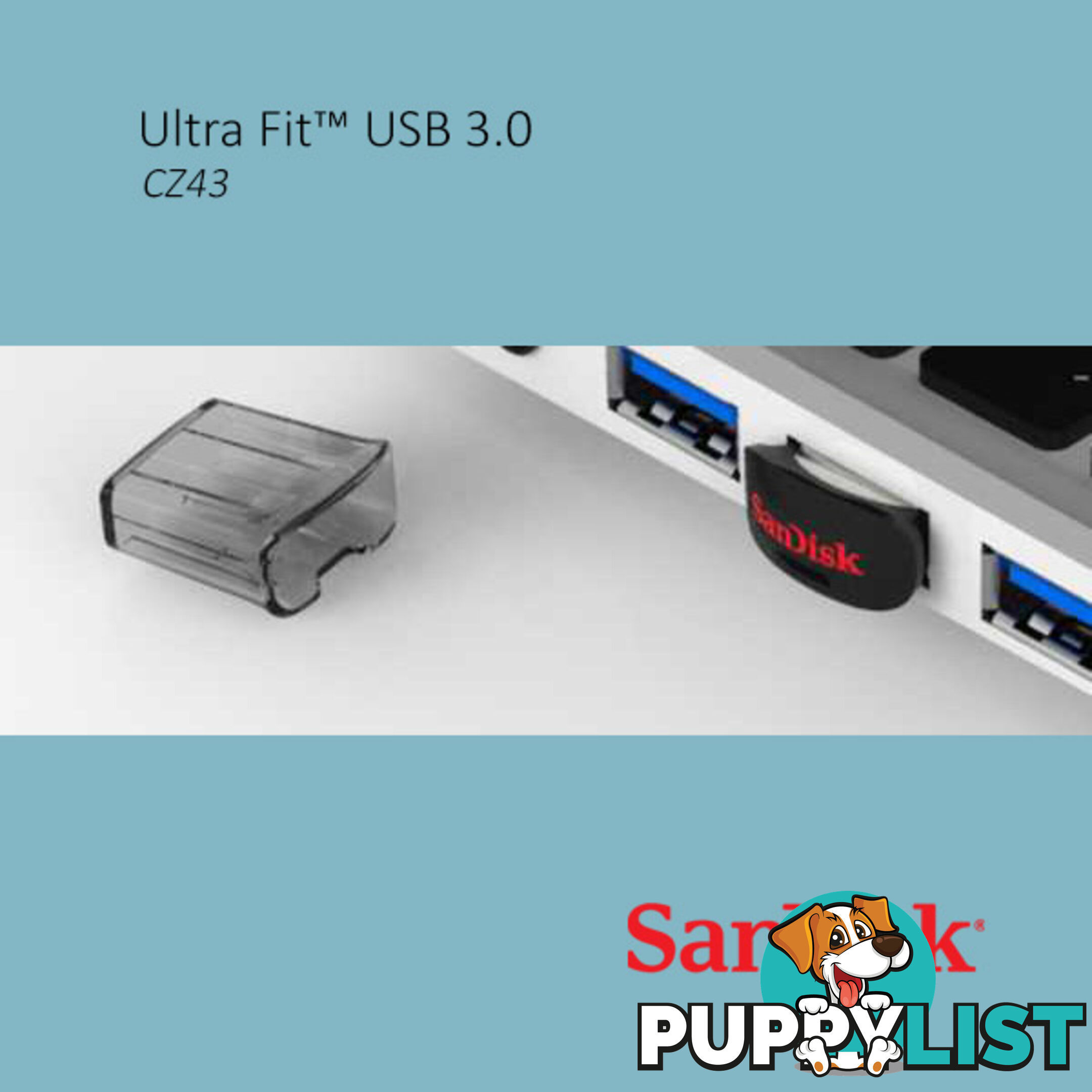 SanDisk CZ43 Ultra Fit USB 3.0  32GB USB Flash Drive