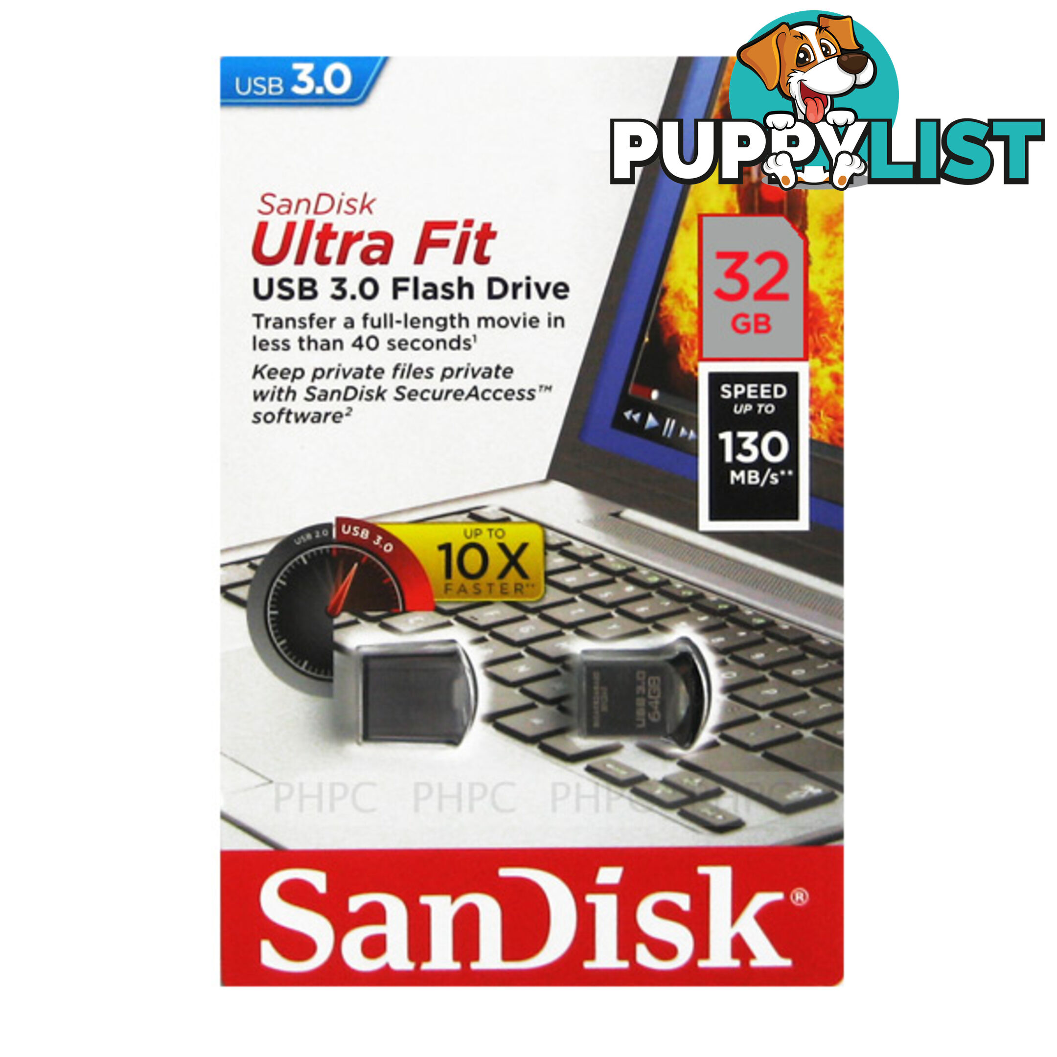 SanDisk CZ43 Ultra Fit USB 3.0  32GB USB Flash Drive