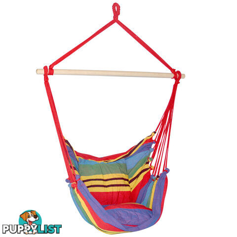 Hammock Swing Chair w/ Cushion Multi-colour