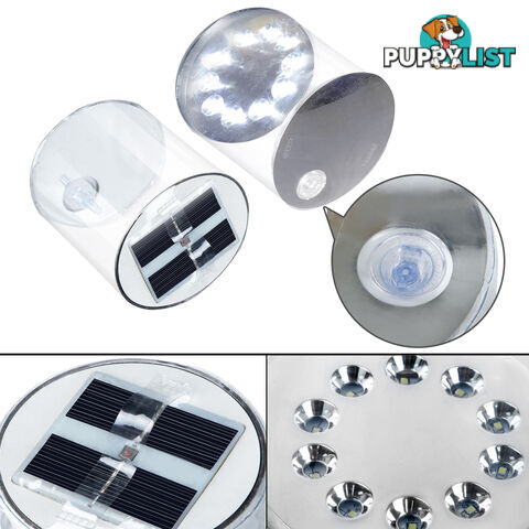 Set of 2 LED Solar Powered Camping Light