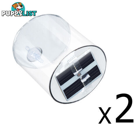 Set of 2 LED Solar Powered Camping Light