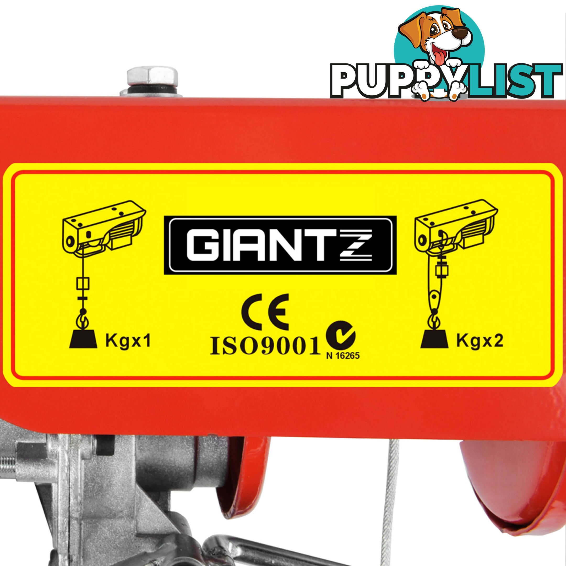 1200 W Electric Hoist Winch 300/600kg Professional Lift Power Tool 15m Rope