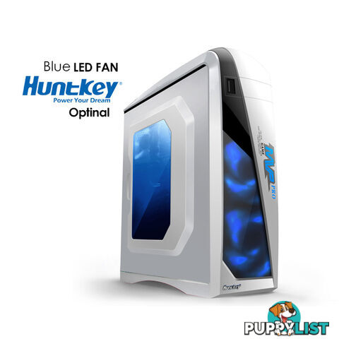 Huntkey MVP Pro  Gaming computer chassis - Blue (No PSU Included)