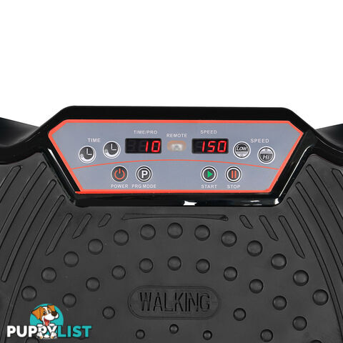 Slim Vibration Plate 1000W Exercise Fitness Massage Body Shape Power Plate Black