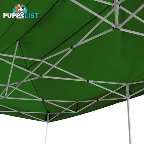 3m x 6m Folding Outdoor Gazebo Marquee Green