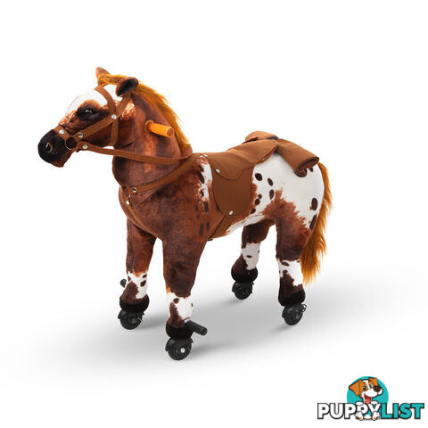 Ride on Pedal Toy Pony - Brown