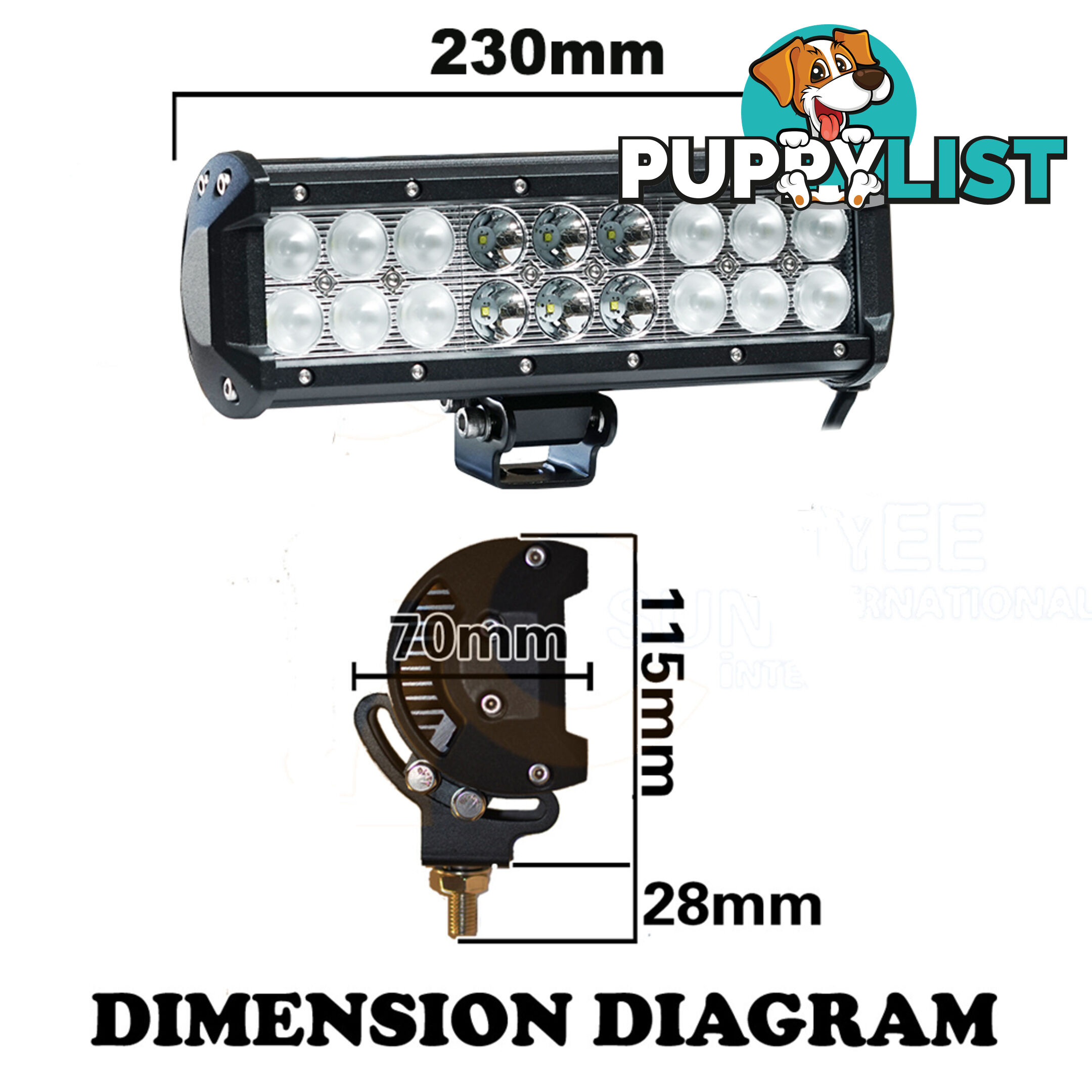 9INCH 90W CREE LED LIGHT BAR COMBO WORK 4X4 OFFROAD SAVE ON 120W/126W