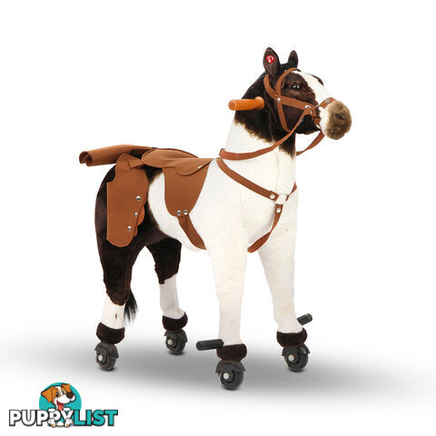 Ride on Pedal Toy Pony - White