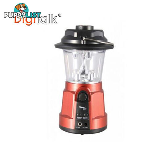 Portable Dynamo LED Lantern Radio with Built-In Compass