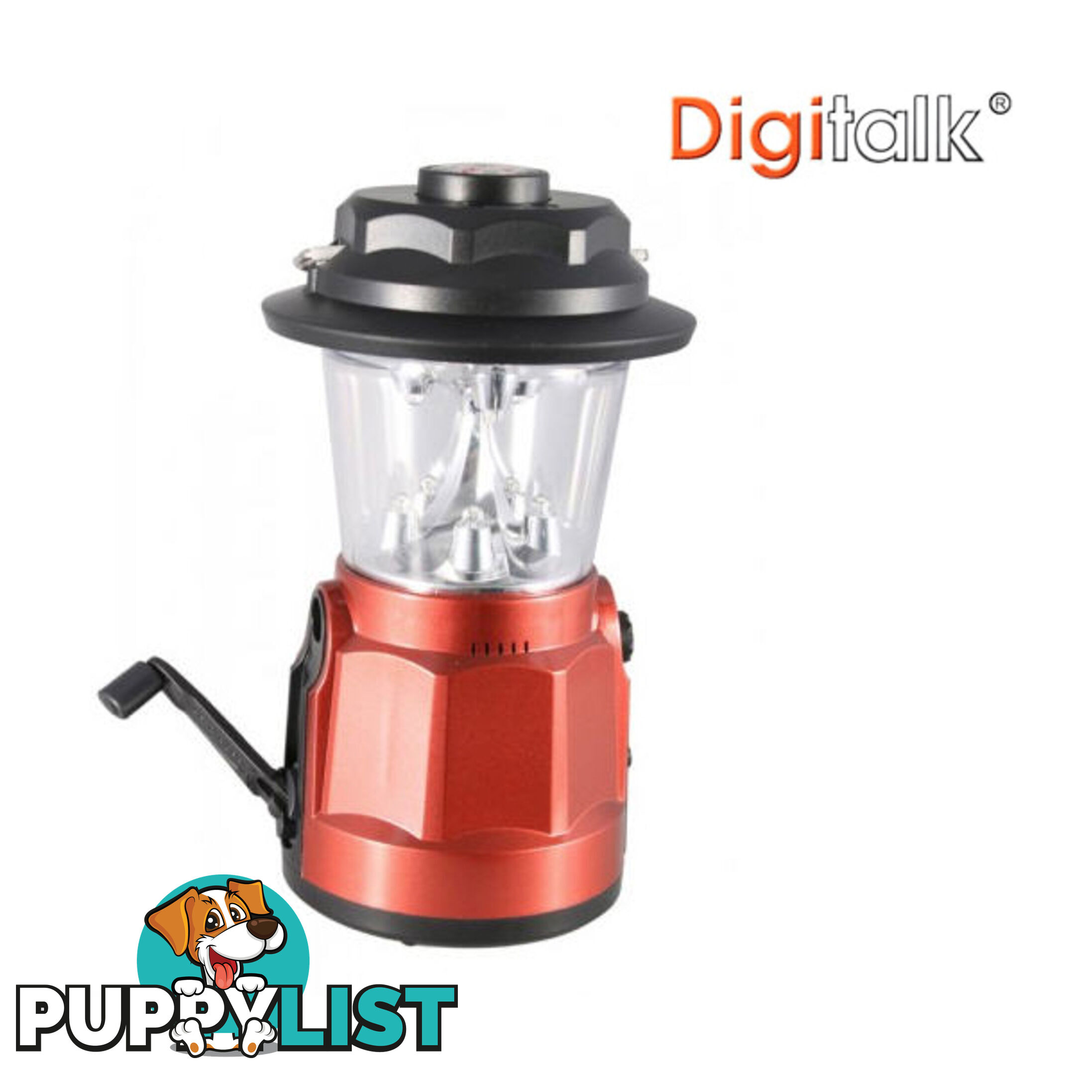 Portable Dynamo LED Lantern Radio with Built-In Compass