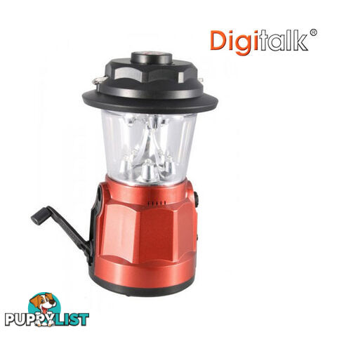 Portable Dynamo LED Lantern Radio with Built-In Compass