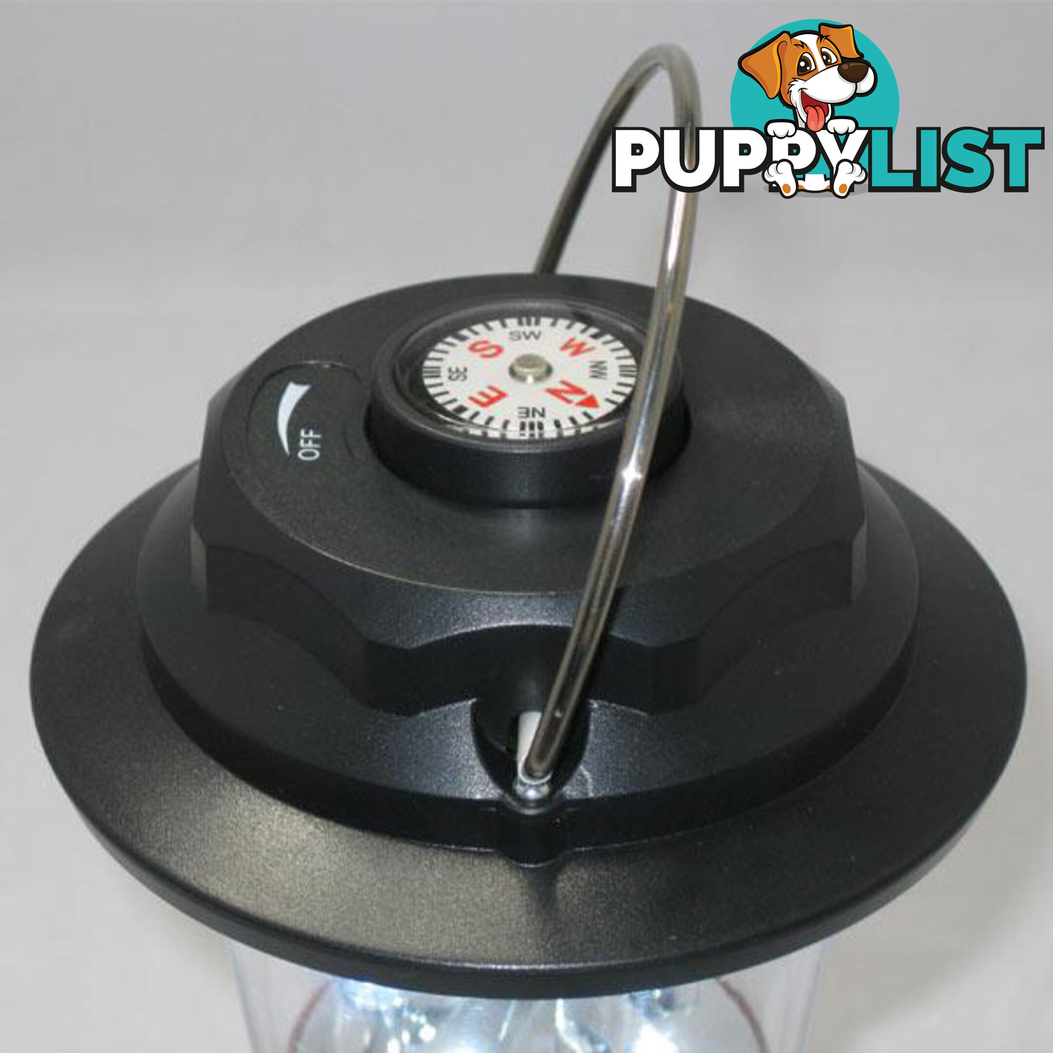 Portable Dynamo LED Lantern Radio with Built-In Compass