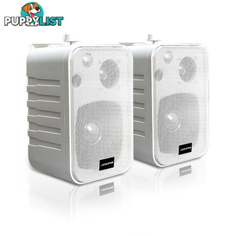 2 x 60W Commercial Outdoor Indoor Waterproof Speaker 3-Way Home Boat Audio