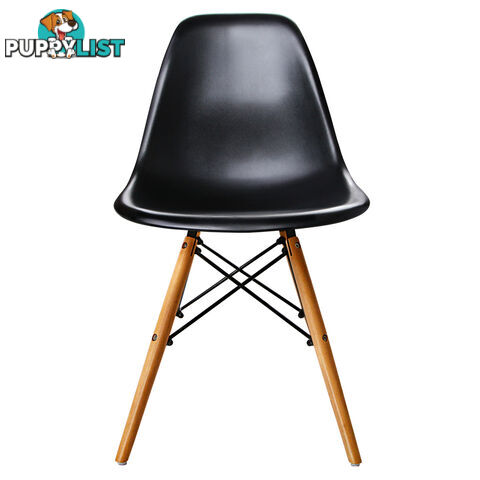 Set of 4 Dining Chair Black