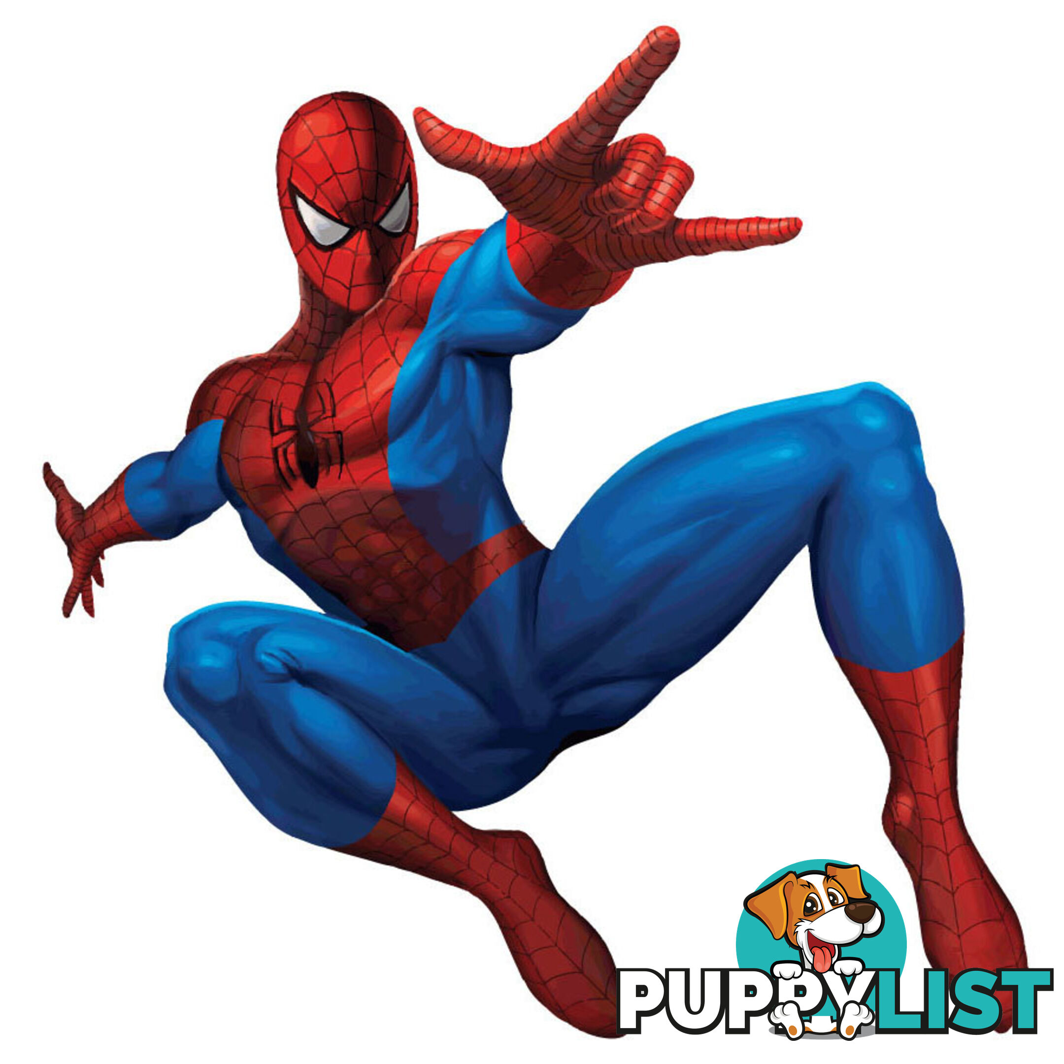 10 X Spiderman Wall Sticker - Totally Movable