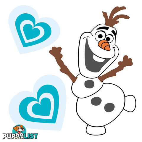 Frozen Olaf Wall Stickers - Totally Movable over and over