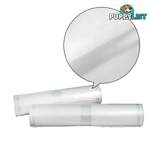 2x Vacuum Food Sealer Storage Rolls 22cm 28 cm