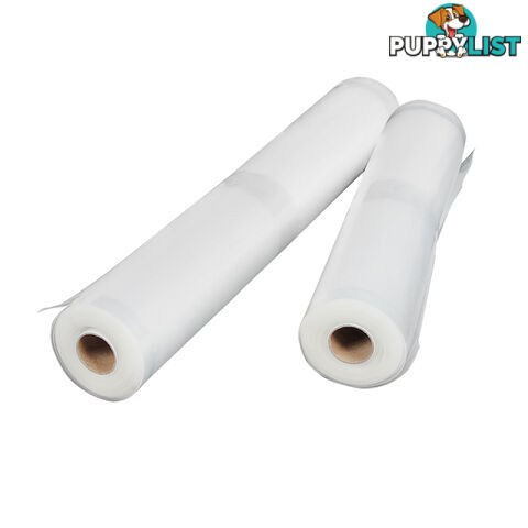 2x Vacuum Food Sealer Storage Rolls 22cm 28 cm