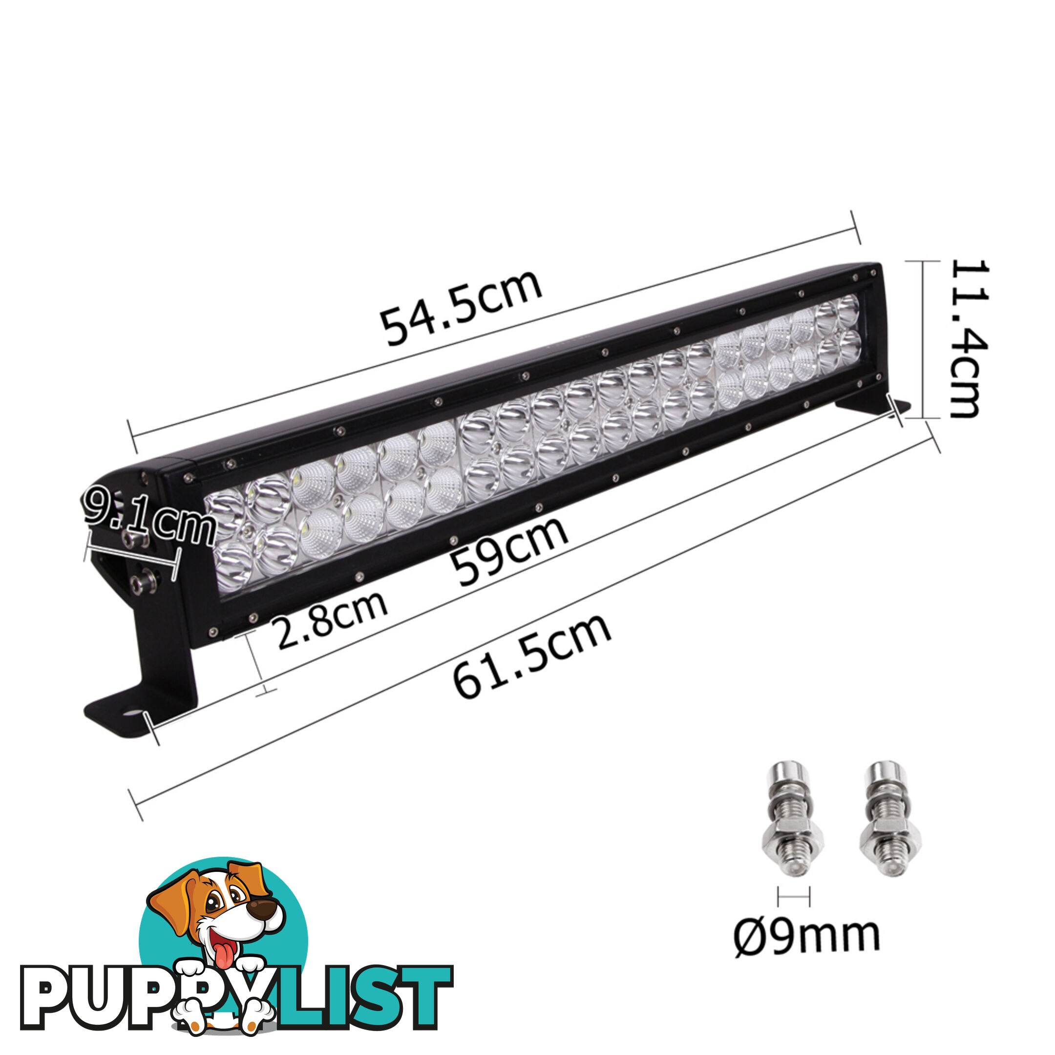 21 Inch Epistar Dual LED Spot 5W & Flood Light Bar 200W