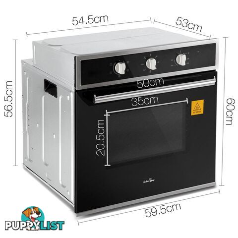 Built-in Electric Fan Forced Oven - 5 Functions