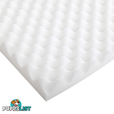 Premium 5cm Egg Crate Mattress Topper Anti-bacterial Underlay Protector King