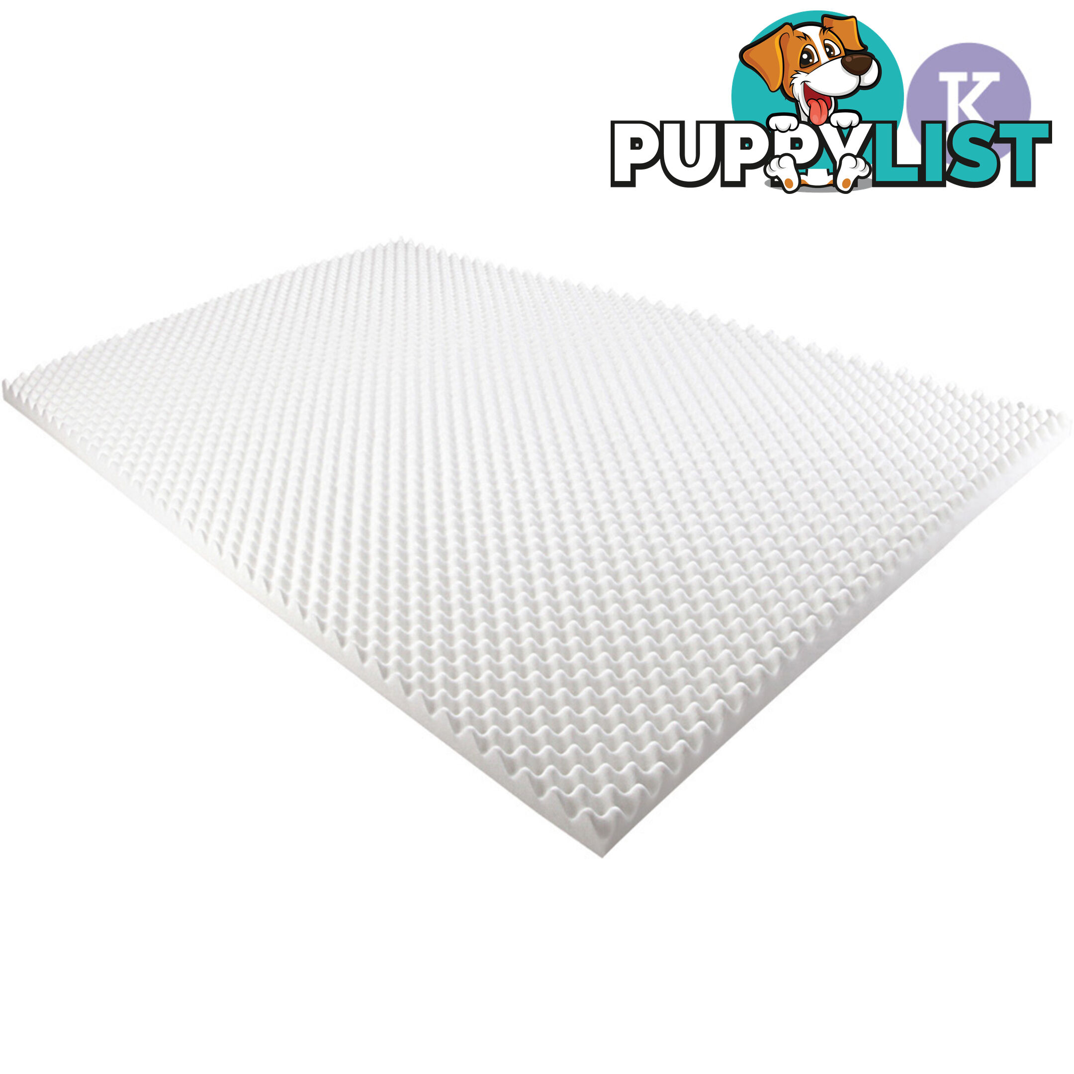 Premium 5cm Egg Crate Mattress Topper Anti-bacterial Underlay Protector King