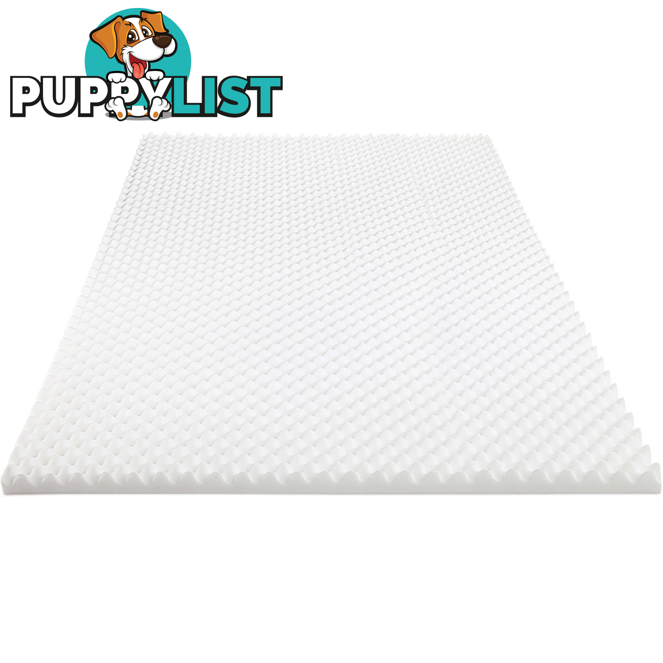 Premium 5cm Egg Crate Mattress Topper Anti-bacterial Underlay Protector King