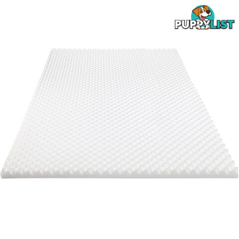 Premium 5cm Egg Crate Mattress Topper Anti-bacterial Underlay Protector King