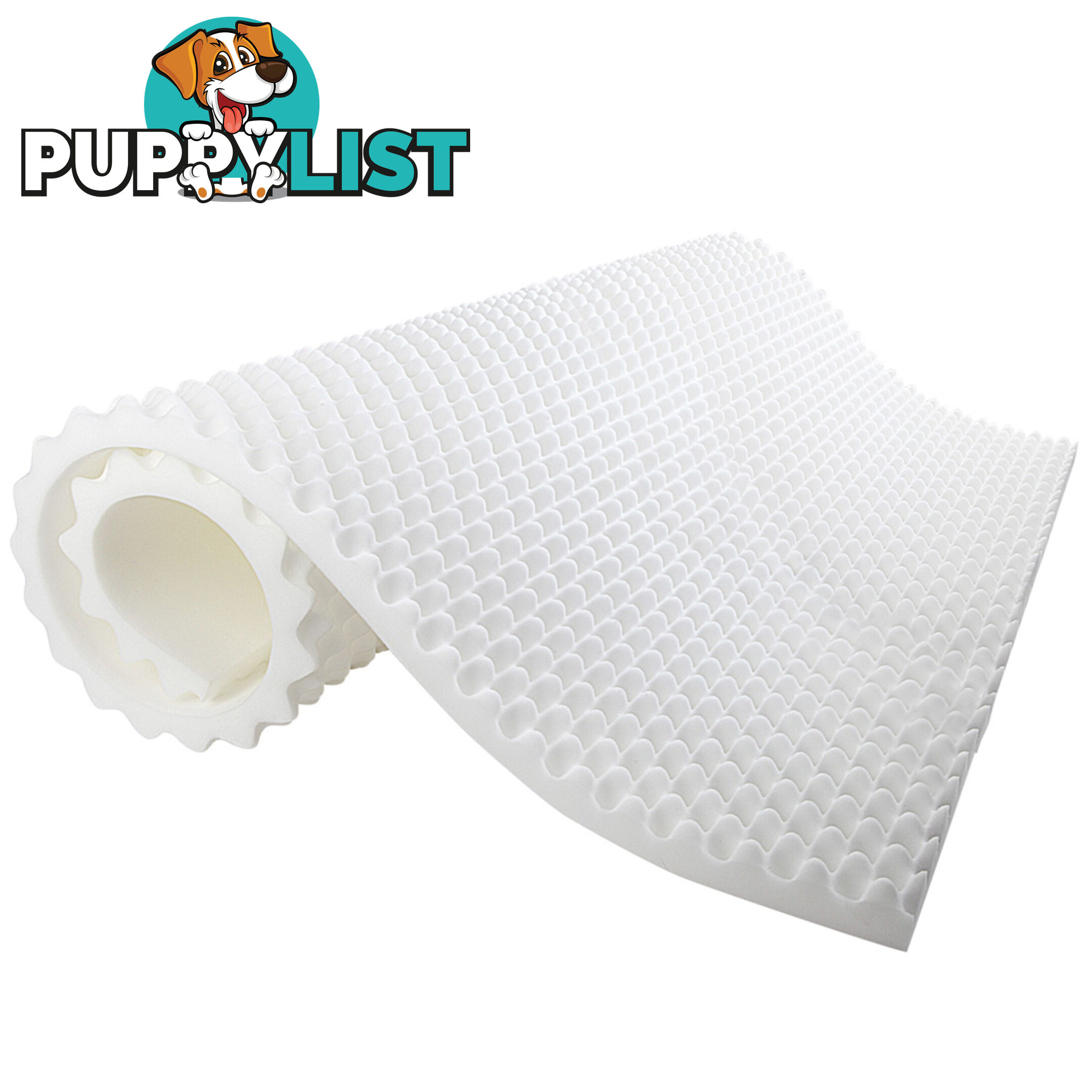 Premium 5cm Egg Crate Mattress Topper Anti-bacterial Underlay Protector King