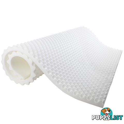 Premium 5cm Egg Crate Mattress Topper Anti-bacterial Underlay Protector King