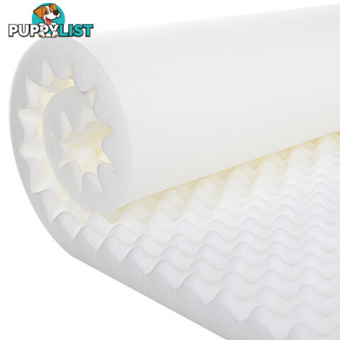 Premium 5cm Egg Crate Mattress Topper Anti-bacterial Underlay Protector King