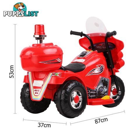 3 Wheels Electric Kids Ride on Motorbike Children Trike Motorcycle Toy Bike Red