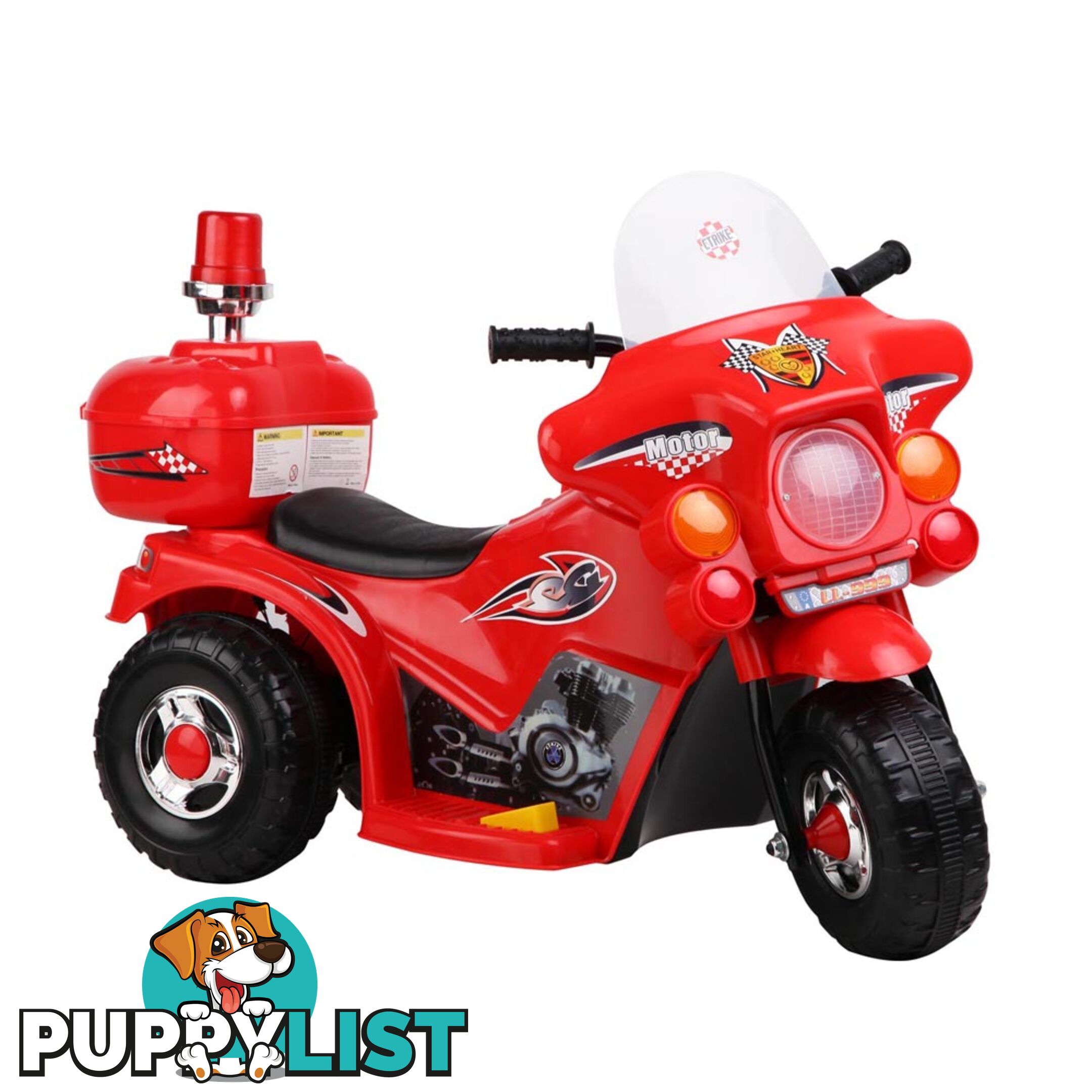 3 Wheels Electric Kids Ride on Motorbike Children Trike Motorcycle Toy Bike Red