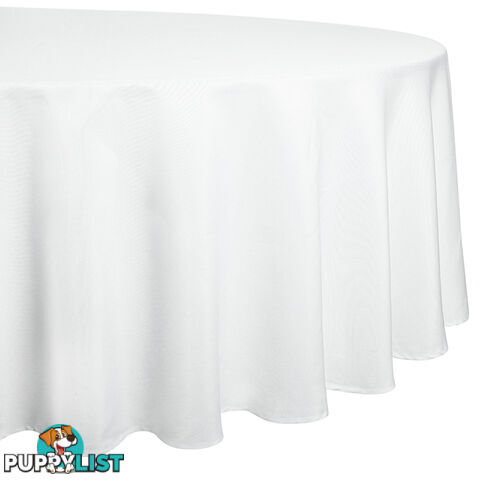 4 Pcs Wedding Table Cloth Round 305cm White