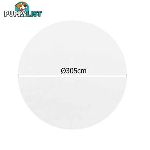 4 Pcs Wedding Table Cloth Round 305cm White