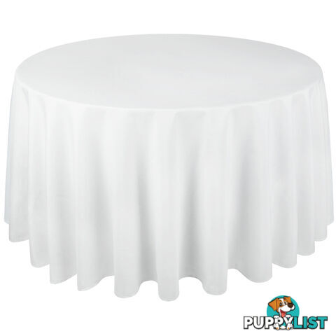 4 Pcs Wedding Table Cloth Round 305cm White