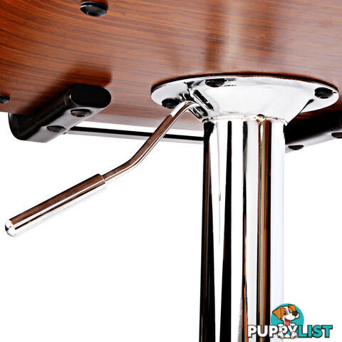 Sleek Wooden Barstool