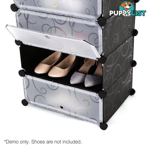 12 Cube Stackable Shoe Storage