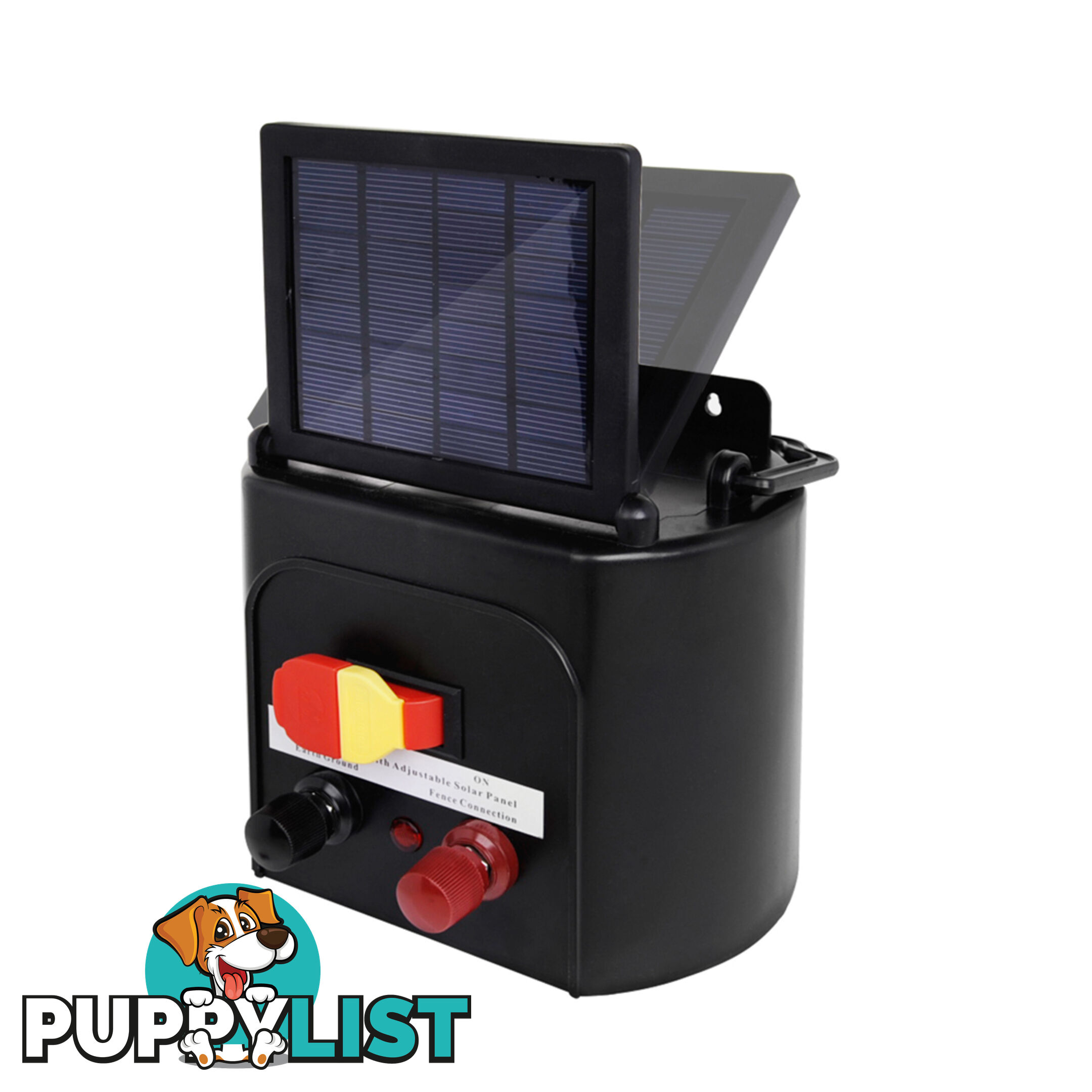 Solar Power 3Km Electric Fence Farm Animal Pet Energiser Energizer Charger 0.1J