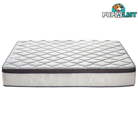 Ecological Bamboo Fabric Mattress Euro Top Pocket Spring Bed Air Mesh Queen