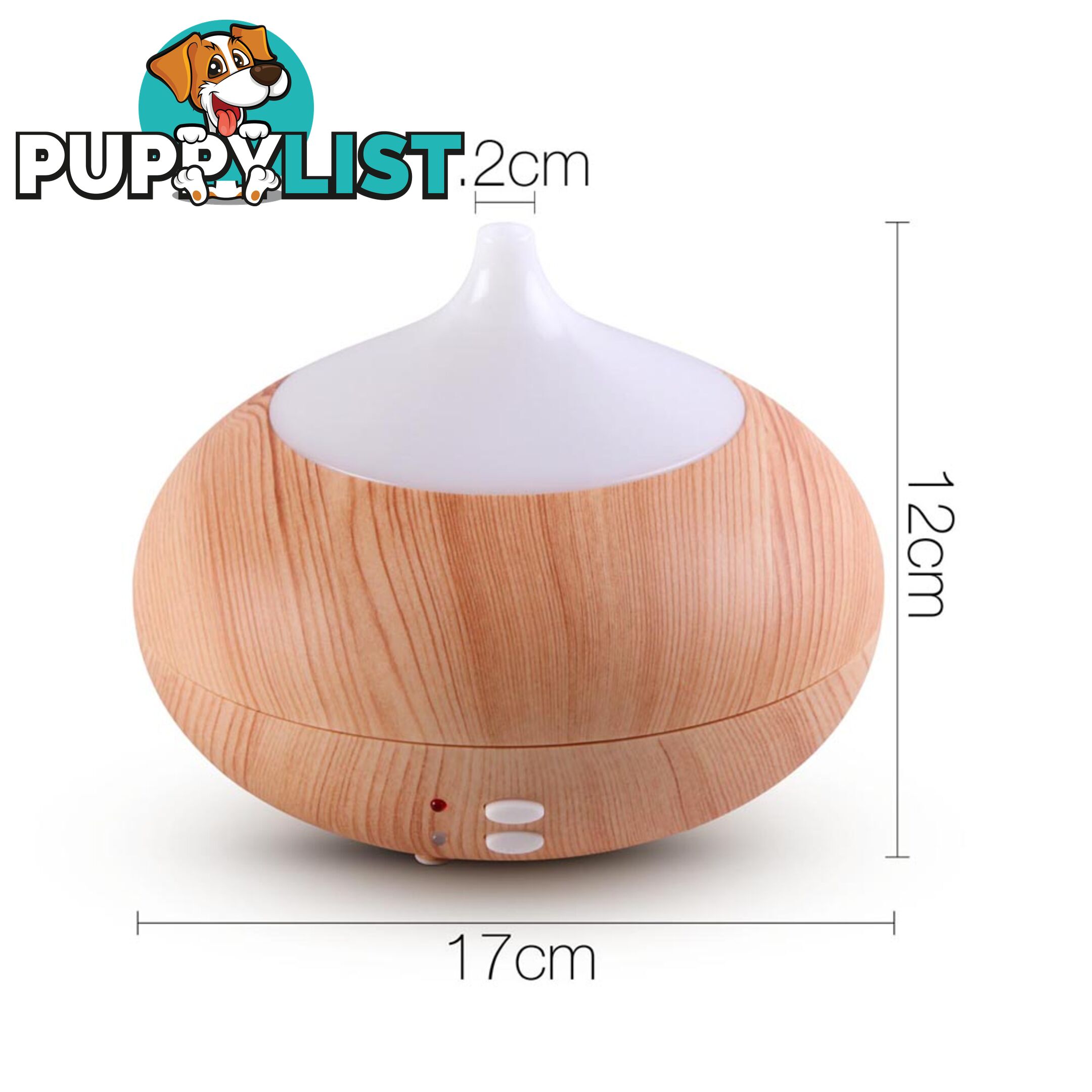 300ml LED Aromatherapy Diffuser Essential Oil Burner Ultrasonic Air Humidifier