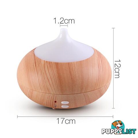 300ml LED Aromatherapy Diffuser Essential Oil Burner Ultrasonic Air Humidifier