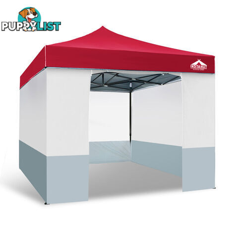 3X3 Pop Up Gazebo - Red