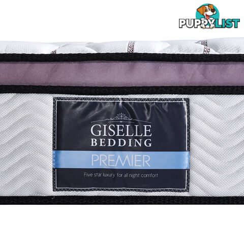 Cool Gel Memory Foam Mattress Euro Top Air Mesh Bed Pocket Spring Queen