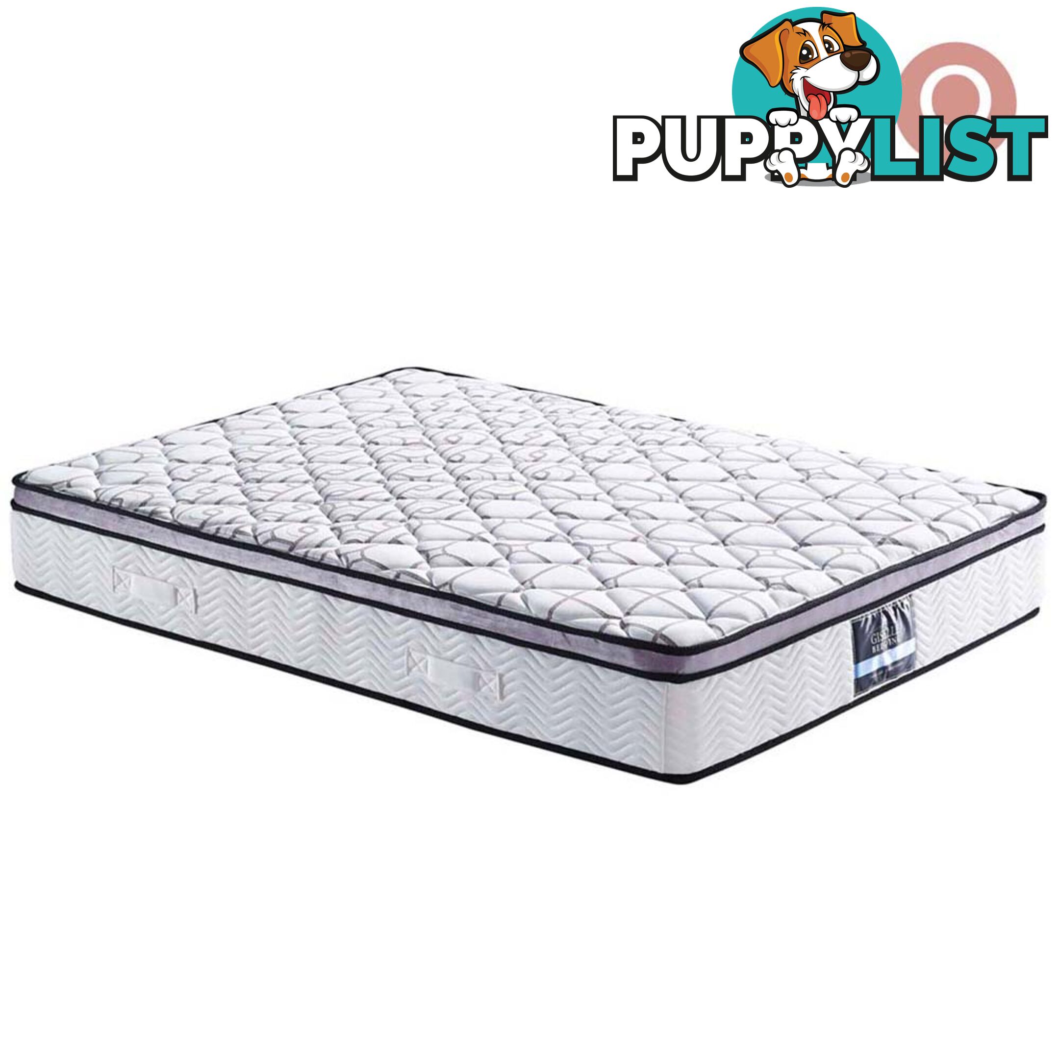 Cool Gel Memory Foam Mattress Euro Top Air Mesh Bed Pocket Spring Queen