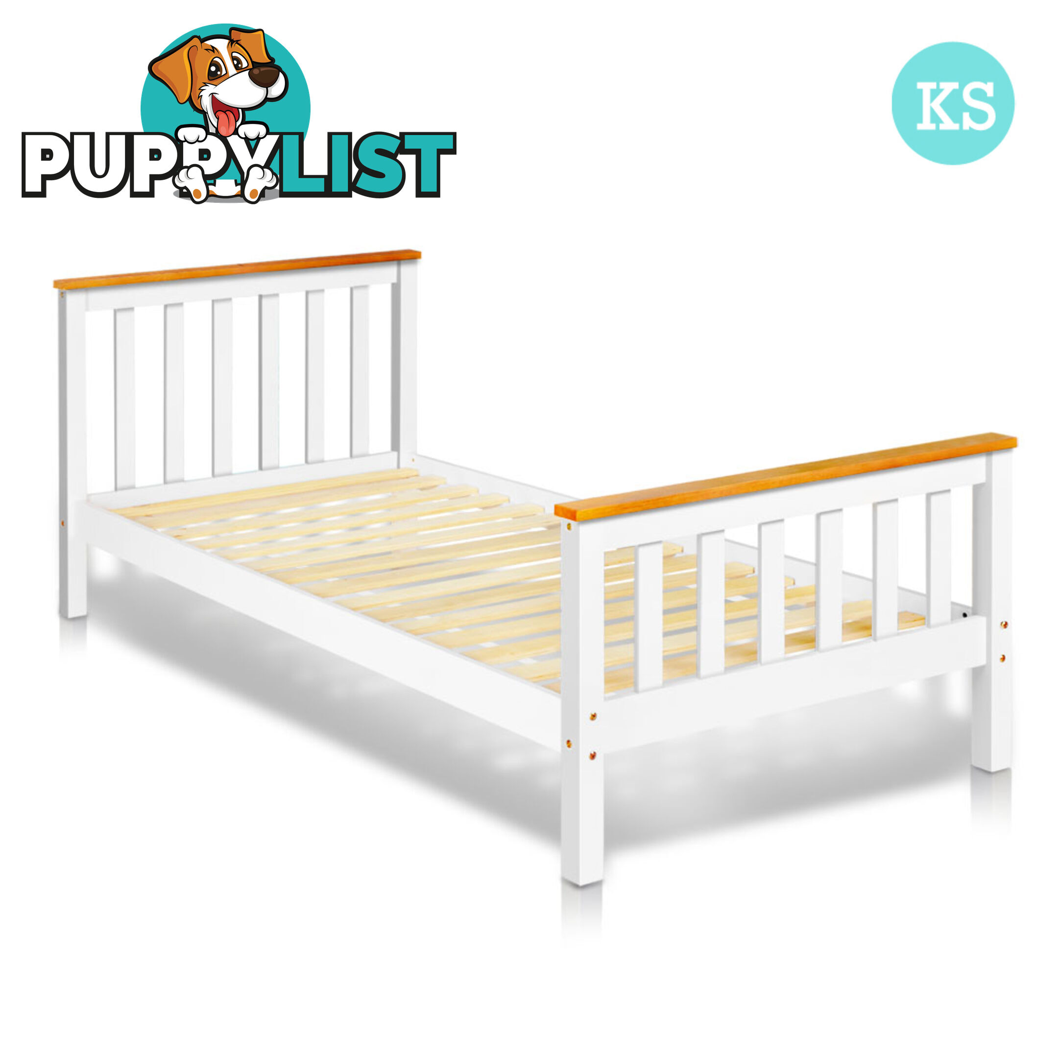 Pine Wood King Single Bed Frame